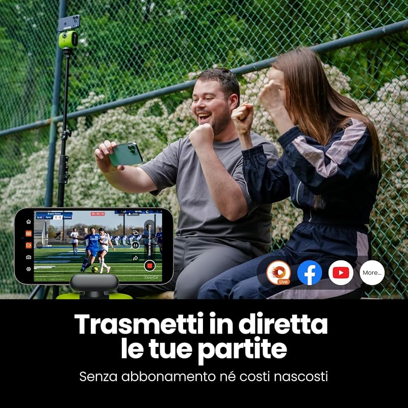Chameleon, Sistema di Camera Sportiva con IA, Inseguimento Calcio — foto 4 di 8