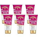 Gold Bond Plumping Collagen Body & Face Serum Lotion, Lightweight Hydrating Moisturizer with Collagen Peptide Complex, Jojoba & Grapeseed Oils to Visibly Plump Skin, Cherry Blossom Scent, 2 oz, 6 pack