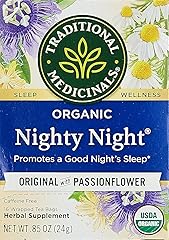 Traditional Medicinals Organic Nighty Night Tea, 16 Tea Bags (Pack of 1)