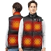ARRIS 12V Heated Puffer Vest, Lightweight Electric Heating Vests Fleece Lining for Winter Work Hunting