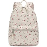 Yusudan Corduroy Womens Mini Backpack Girls Small Backpack Purse Fashion Casual Daypack School Bookbag (Flowers Pink)