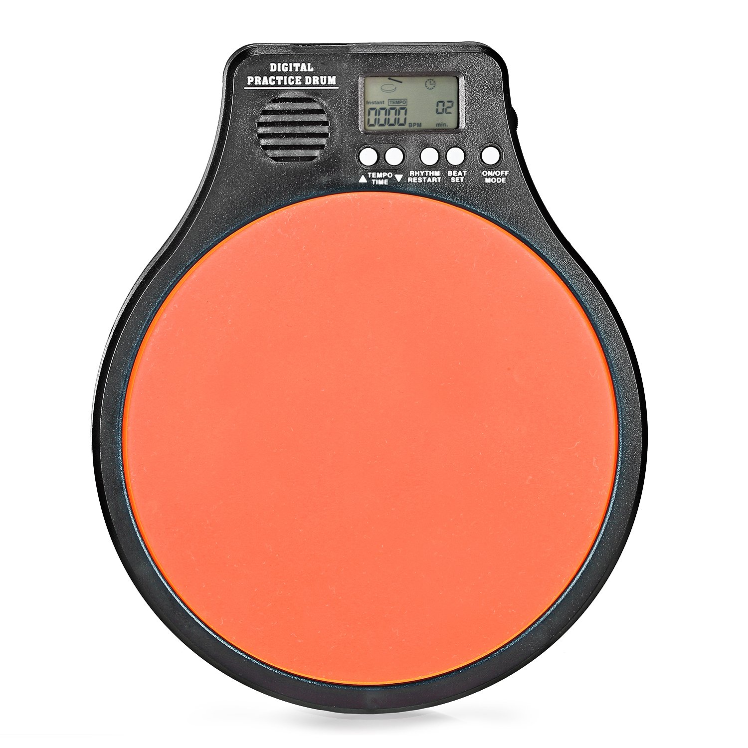 Neewer® 3in1 Digital LCD Display Portable Drum Practice Pad Metronome