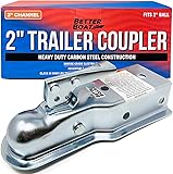 Trailer Coupler 2 Inch Ball, Compatible with 3 Inch