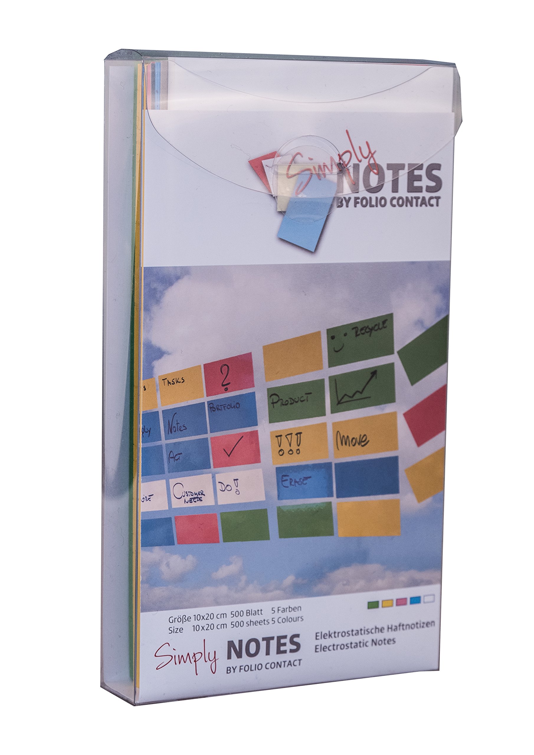 'NoPar 5001 Stationery Set "Simply Notes Green/Blue/Pink/Yellow/White