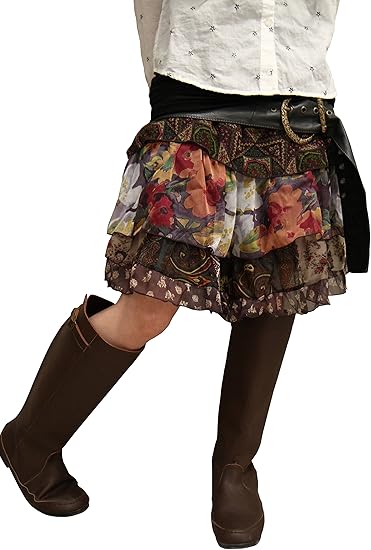 Amazon ノーブランド品 ノスタルジックティアードハーフパンツ ノスタルジックミックス 1 ショートパンツ 通販