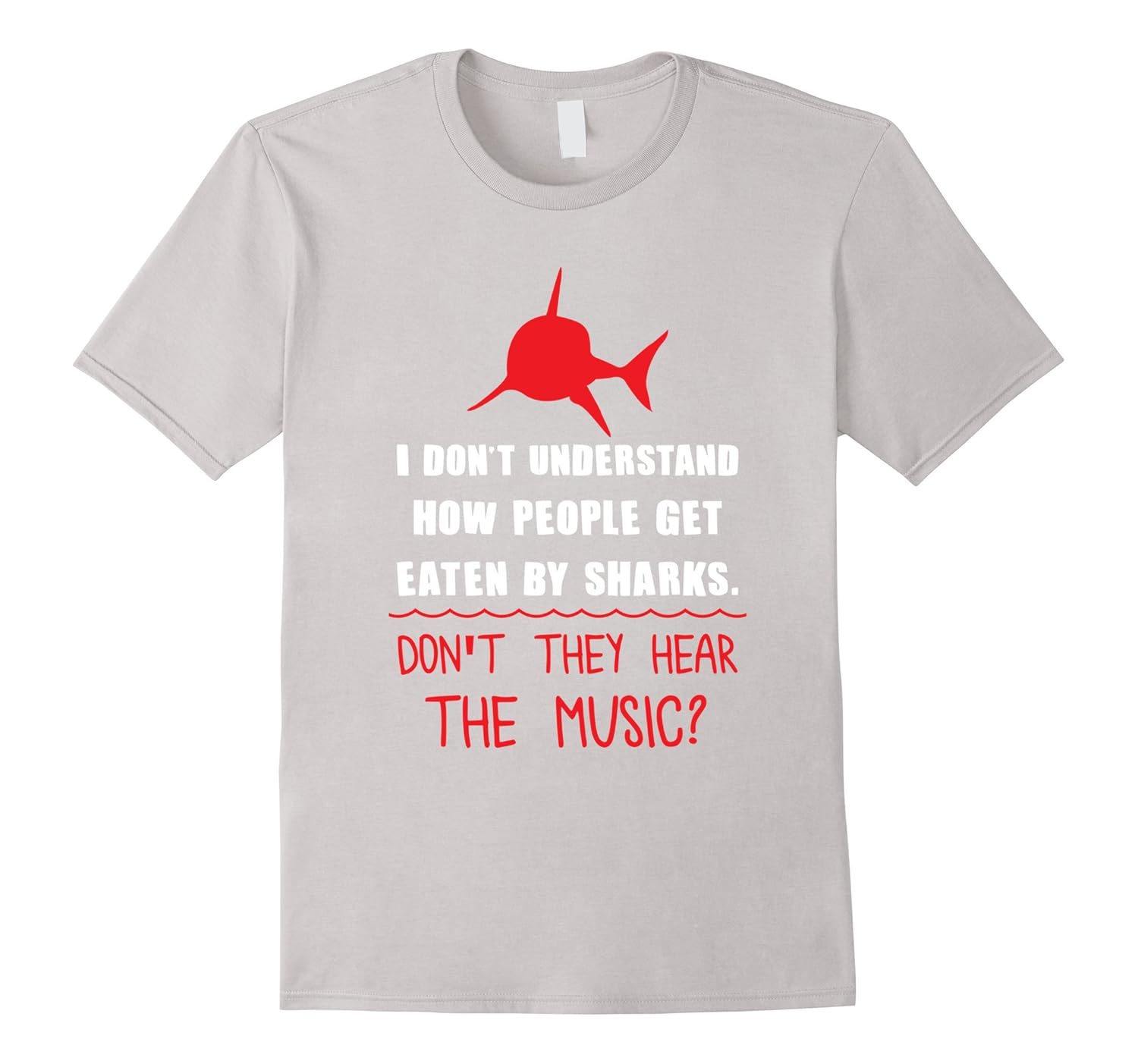 Shark How People Get Eaten By Sharks Fish T-shirt-Art – Artvinatee
