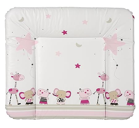 Schardt 13 610 00 00 1/655 Wickelauflage Banjo pink, abwischbare Folie, 84 x 74 cm