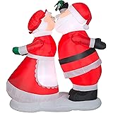 Amazon Com Gemmy Air Blown Antique Car Scene Santa Mrs Claus Patio Lawn Garden Amazon Com Gemmy Air Blown Antique Car Scene Santa Mrs Claus Patio Lawn Garden