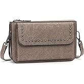 FALAN MULE Small Crossbody Bags for Women Vegan Leather Cell Phone Purse with Adjustable Strap