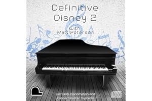 PLAYER PIANO PREMIER Definitive Disney 2 - QRS Pianomation and Baldwin Concertmaster Compatible Player Piano CD