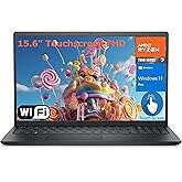Dell Inspiron 15 15.6" Touchscreen FHD Laptop Computer, 8-Core AMD Ryzen 7 7730U (Beat i7-1365U), 16GB DDR4 RAM, 512GB PCIe SSD, WiFi, Bluetooth, Type-C, HDMI, Carbon Black, Windows 11 Pro