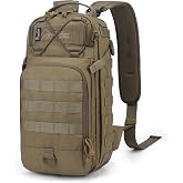 Mardingtop 15L Tactical Backpack, Small Molle Sling Bag for Men, Military Rucksack Crossbody Bag for Hiking Travel