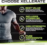 Xellerate Nutrition BCAA 3000mg Tablets 425 Vegan 2:1:1 Vitamin B6 UK view 2