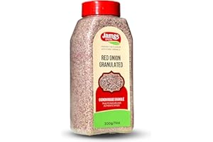 James Spices Inc. Red Onion Granulated Powder - Intense Flavor in Every Pinch - 11 Ounce