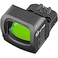 ZULISY Otter 3 MOA Green Dot Open Reflex Sight, fit RMS RMS-c/507k 407k Footprint Pistol Mount, Shake to Awake 1x21mm Micro Optics Compact Scope, Shockproof, Lightweight