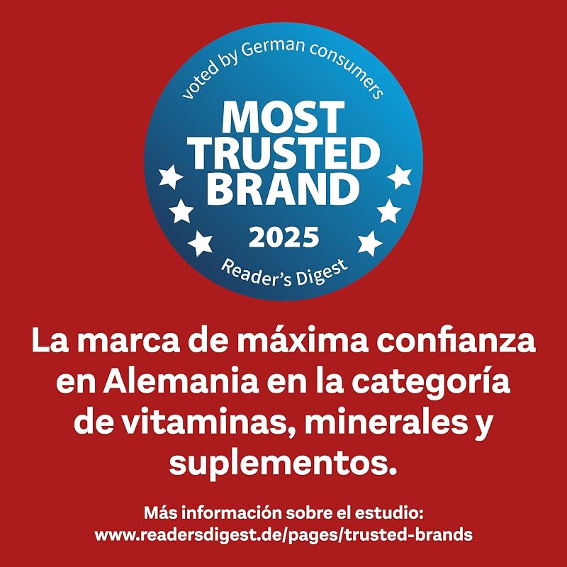 Piel+Cabello+Uñas - Gominolas con Vitaminas A, C, E & B6-500 μg Biotina, Zinc, Selenio - 60 Gomitas Blandas Veganas- Sabor Frambuesa - Doppelherz