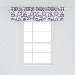 Ambesonne Purple and Black Window