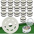 HEIOOM Billiard Ball Cleaning Machine Wool Ring 16 Billiard Ball Cleaner Wool Circle 1 Sheet of Cleaner Felt Long Service Life for Pool Ball Cleaning Machine Replacement Spare Parts