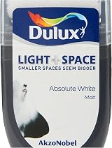 Dulux Light & Space Tester Watercolour Paint Absolute White 30 ml view 3