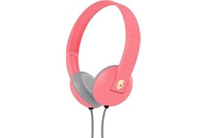 Skullcandy Uproar On-Ear Headphones with Built-in Mic and Remote, Ill Famed Coral