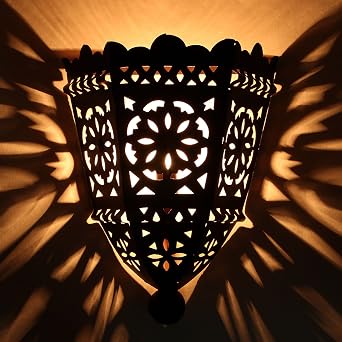 Orientalische Wandlampe 34x25 Cm Marokkanische Wandleuchte Ewl10