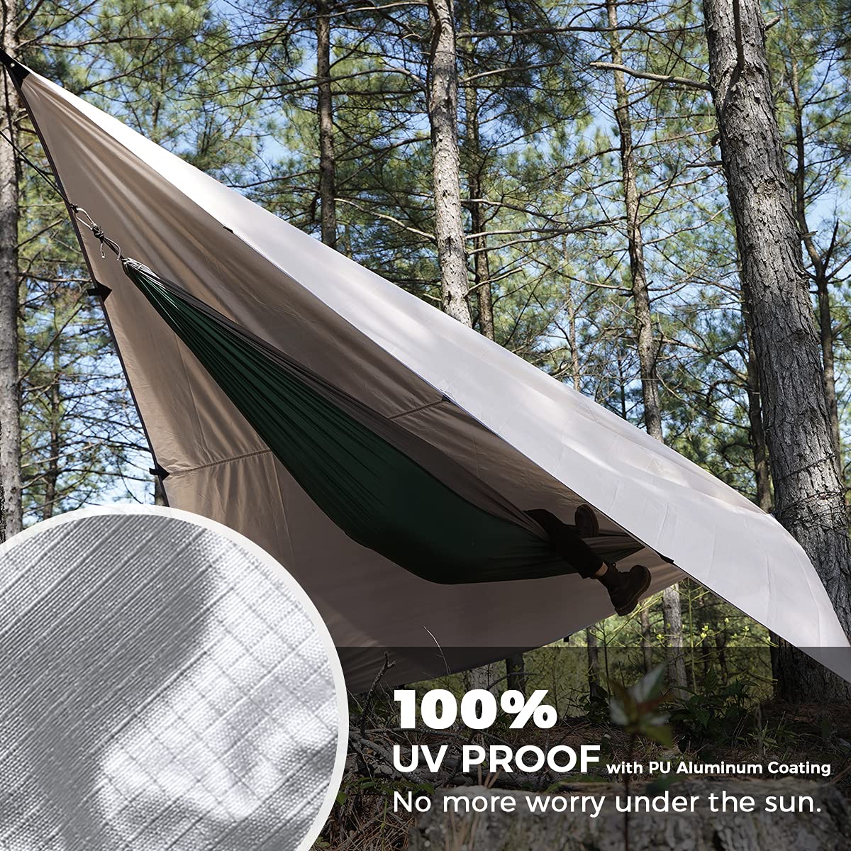 Bearhard 10 x 10 ft/10 x 12 ft Waterproof Rainfly