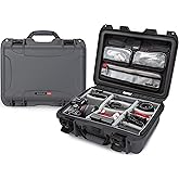 NANUK 920 Pro Photo Kit – Waterproof Travel Camera Hard Case with Padded Dividers & Lid Organizer, 16.7” x 13.4” x 6.8”, Dustproof & Impact-Resistant, Airline Carry-On Approved – Graphite