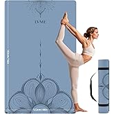 Large Yoga Mat (75"x48"x0.4")Extra Wide & Thick 10mm, Non-Slip Exercise Mat, High-Density TPE Mat for Yoga Pilates & Home Gym Workouts