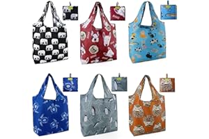 BeeGreen Reusable Grocery Bags Sea Turtle Gifts Foldable Shopping Bags 6 Pack Turtle Gifts for Women Large Reusable Bags Cute Holiday Bags for Groceries Bulk Cloth Gift bags with Handles Heavy Duty
