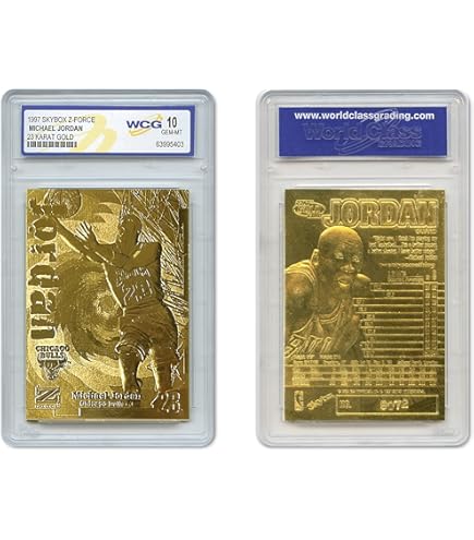 1997 23kt 86年 マイケルジョーダン ルーキーカード マイケル・ジョーダンのルーキーカードが約7,700万円で落札