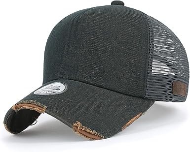 blank distressed trucker hats