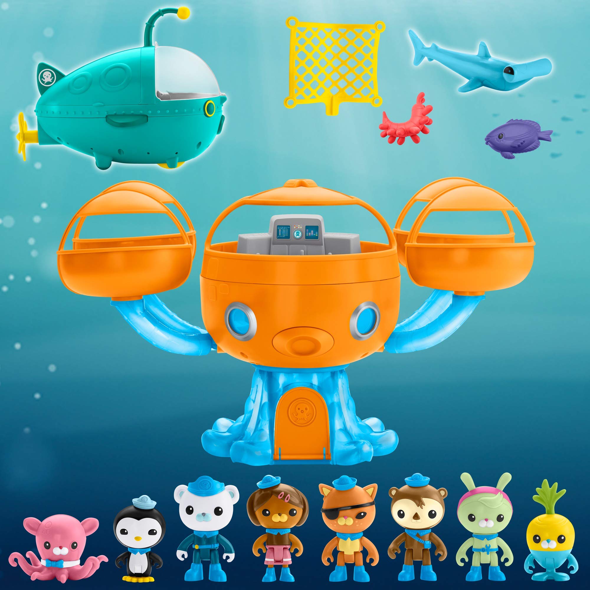 Amazon Com Fisher Price Octonauts Octopod Playset Toy vrogue.co