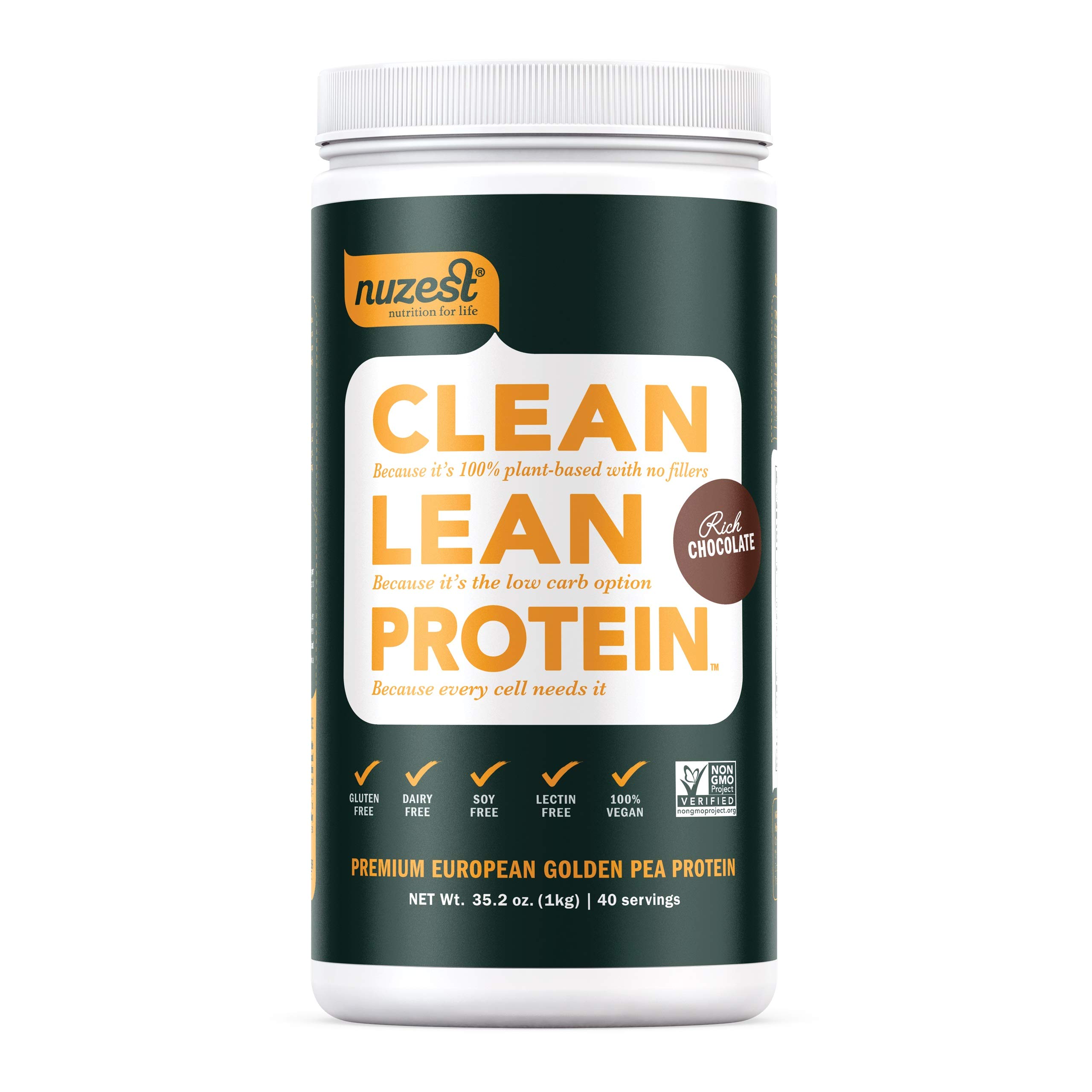 Nuzest Clean Lean Protein Premium Vegan Protein Powder, Plant Protein