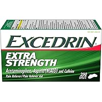 Extra Strength Caplets for Headache Pain Relief, 200 Count