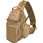 Freelance(TM) photo and drone tactical sling-pack by Hazard 4(R) - Coyote , 7.5 x 7.9 x 14.9"