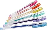 Crayola Glitter Gel Pens 6 Pack Assorted Colours Kids Arts Crafts Drawing view 2