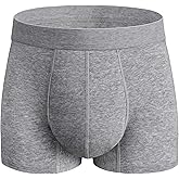 REELINDRY Washable Incontinence Underwear for Men, 2.3 oz Leak Proof Absorbent Protective Briefs for Bladder Control 1 Pack (Gray, 2XL)
