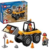 LEGO City Yellow Construction Wheel Loader Building Sensory Toy - Construction Vehicle Toy for Toddlers, Boys and Girls, Ages 4+ - Educational, Learning Gift Idea for Preschoolers - 60450