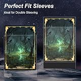 Mlikero 600 Pcs Card Sleeves Inner Sleeves 64 x 89 mm MTG TCG Perfect Fit view 3