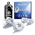 Schallwerk ® Music+ Concert Ear Plugs - High Fidelity Earplugs - Ear Plugs for Concerts - Noise Reduction Ear Plugs - Hearing Protection, Musician, Earbuds, Rave, Festival