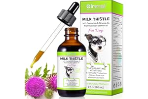 Milk Thistle for Dogs, Supports Liver Health, Supports Kidney Function for Pets, Liver Support for Dogs, Natural Herbal Liver