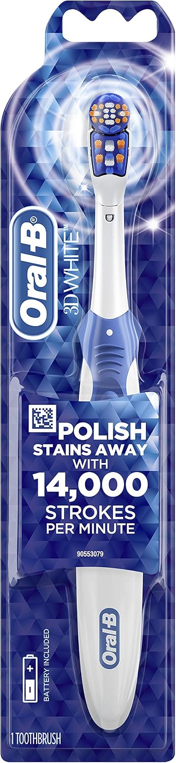 Braun Oral B**3D White Action**Toothbrush**Cleans and whitens**Ships from USA**, Colours May Vary - Image 3