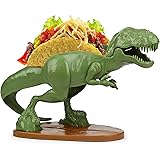 Funwares, Tacosaurus T-Rex Dinosaur Taco Stand Holds 2 Tacos, Dinosaur Taco Holder-Fun for Kids and Adults