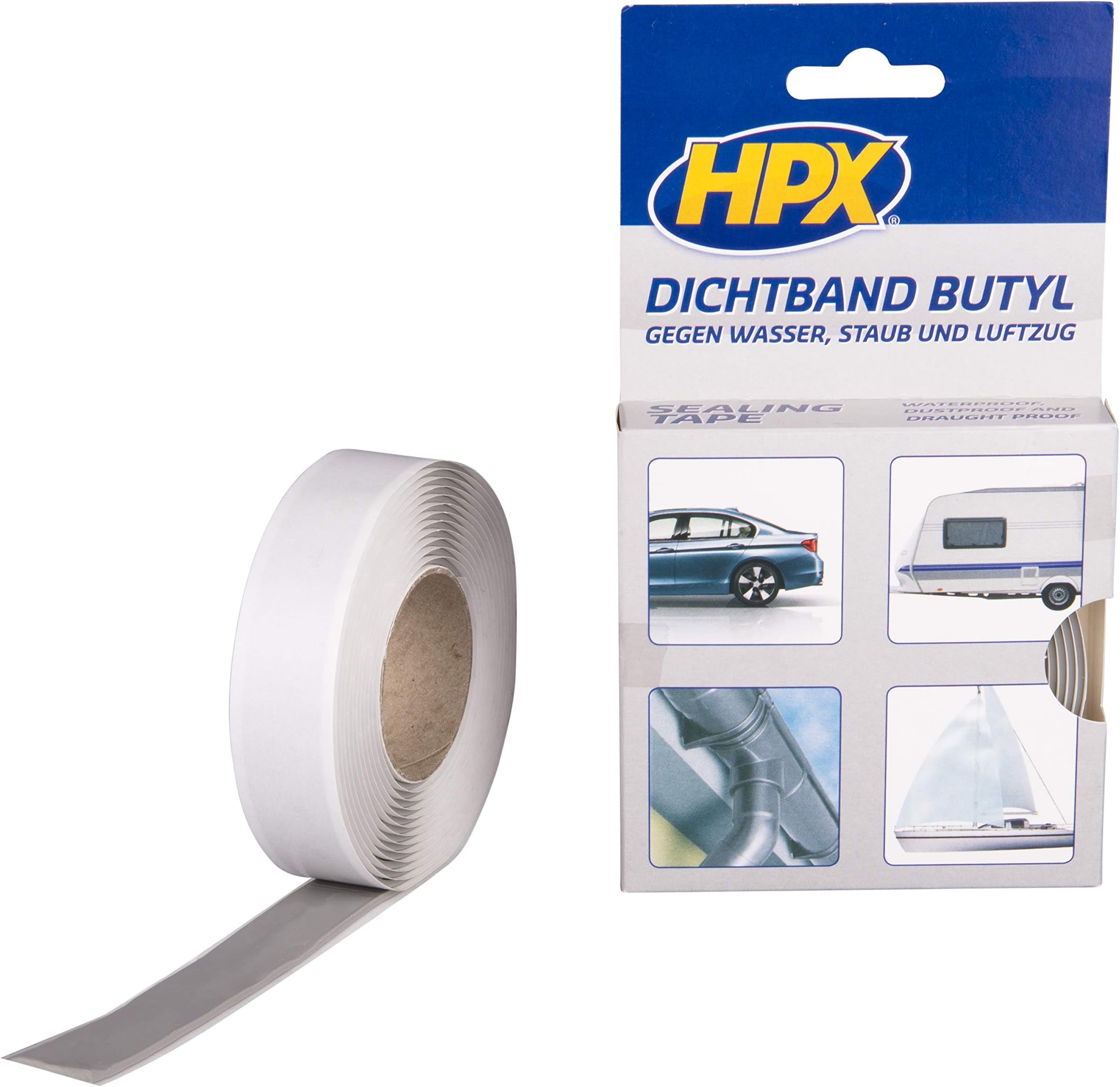 HPX MBU2003 Butyl-Sealing Tape, 20 mm x 3 m