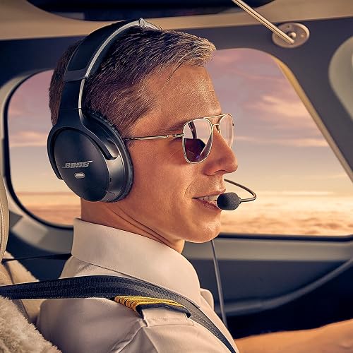Bose A30 Bluetooth Aviation Headset - Lightweight Comfortable