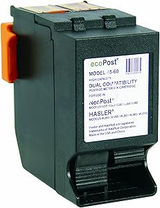ecoPost ECO4560 Compatible Red Ink Cartridge Replacement for NeoPost Postage Meter IJINK3456H/4105243U/WJ69INK/4124705S (Red)