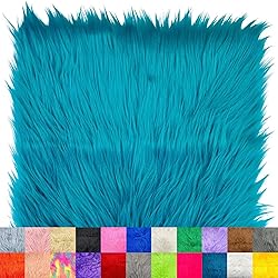 Ice Fabrics Faux Fur Fabric Squares - 20x20 Inches