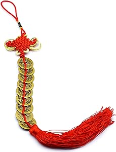 Chinese Feng Shui Coins for Wealth and Success (9 Coins)
