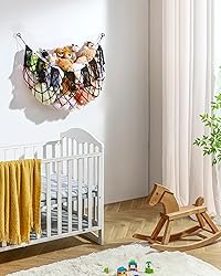 Creative Stuffed Animal Storage Hammock with Lights