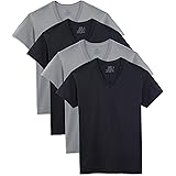 Fruit of the Loom Men's V-Neck Tee (Pack of 5) at Amazon Men’s Clothing ...